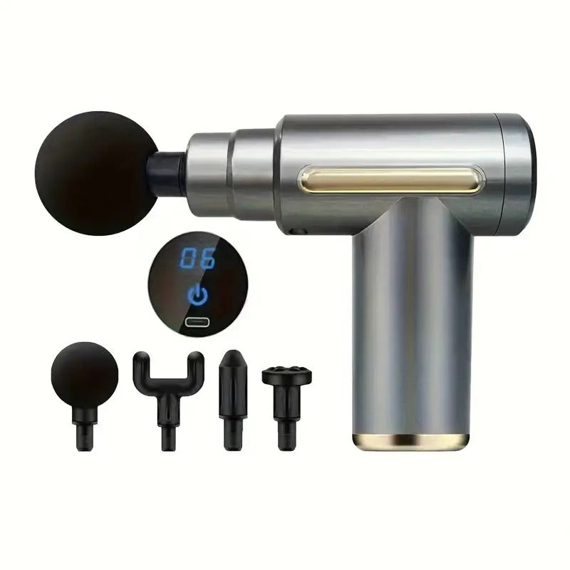 Deep Tissue Percussion Massager - 1pc Massage Gun for Body, Back, and Neck Pain Relief