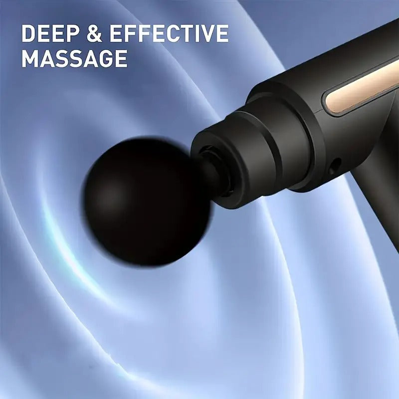 Deep Tissue Percussion Massager - 1pc Massage Gun for Body, Back, and Neck Pain Relief